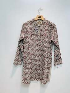 Handcrafted Reversible LONG Quilting Kantha Coat # QUIL022