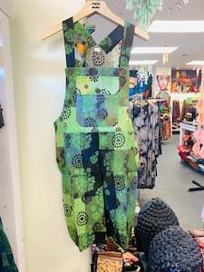 Bohemian style handcrafted Overall Shorts  #4300