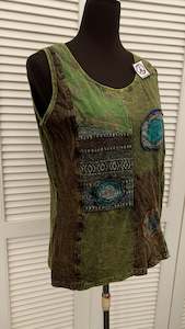 Bohemian style handcrafted tank Top #77614