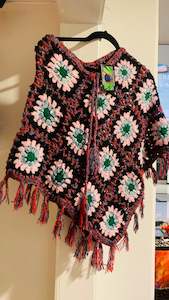 Poncho: Handcrafted Crochet poncho #37