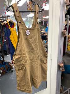 Handcrafted Cotton Overall Shorts  #431444