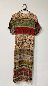 Bohemian style handcrafted Long Kimono #4883