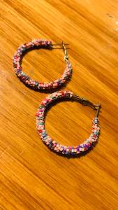 BOHEMIAN HANDCRAFTED HOOP EARRINGS #EAR160