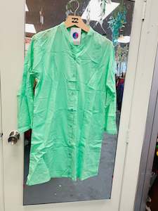 Bohemian style handcrafted cotton long shirt #1904