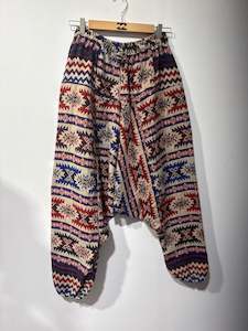 HANDCRAFTED WARM DROP CROTCH PANTS #WOOL2121