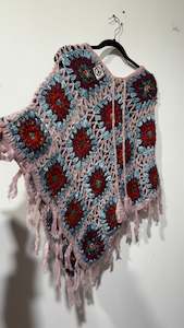 Poncho: Handcrafted Crochet poncho #40