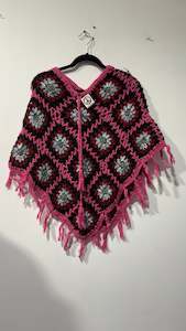 Poncho: Handcrafted Crochet poncho #33