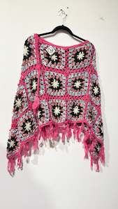 Poncho: Handcrafted Crochet poncho #31
