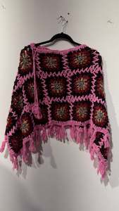 Handcrafted Crochet poncho #30