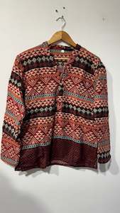 Men: Handcrafted Unisex warm Kurta / Shirt # 75989