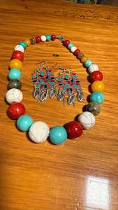 HANDCRAFTED BEADS NECKLACE #A205