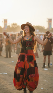 BOHO HANDCRAFTED HIPPIE DRESS #50677