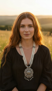 Boho Statement Necklace: BOHEMIAN STYLE HANDCRAFTED WHITE BEADS NECKLACE #NECK33