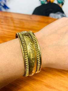 BOHEMIAN STYLE HANDCRAFTED HAND CUFF BANGLE  # CUFF1180