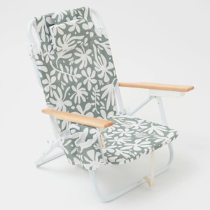 Furniture: Luxe Beach Chair - The Vacay Olive