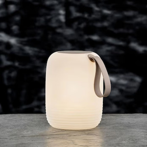 Lighting: Wireless LED Lamp + Speaker white/sand - Large