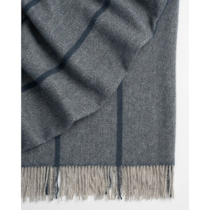 Cushions And Throws: Mosgiel Throw - Denim