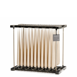 Candles And Diffusers: Taper Candle 32cm Set of 2 - Ice Latte