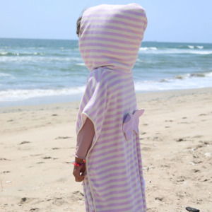 Beach And Outdoors: Kids Character Hooded Towel - Princess Swan Soft Lilac