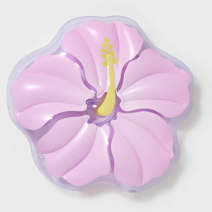 Beach And Outdoors: Luxe Lie-on Float - Hibiscus Pastal Lilac