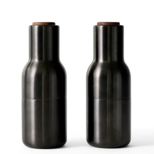 Menu: Bottle Grinder Set - Bronzed Brass