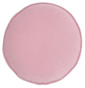 Castle: Cotton Knit Penny Round Cushion - Pink