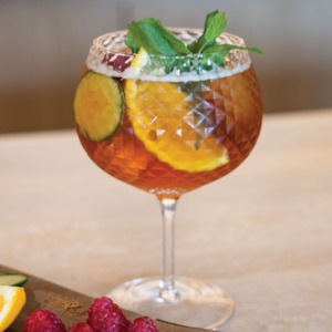 Kitchen Dining: Veneziano Mixology Goblet Balloon Glasses - Set of 4