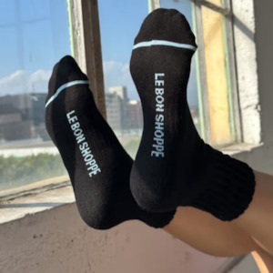 Le Bon Shoppe: Swing Socks - Black