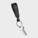 Leather Loop Keychain - Black