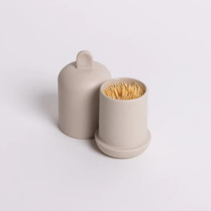 Dee Toothpick Holder - Cashmere