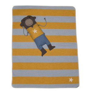 For Baby: Blanket in a Puppet - Monkey