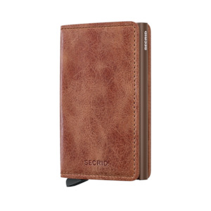 Slimwallet - Vintage Cognac + Brown