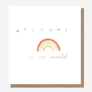 Cards Wrapping: Welcome to the World Card