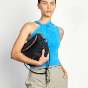 Saben: Fifi Crossbody - Black Bubble