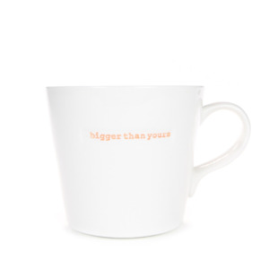 K R: Large Bucket Mug - Bigger Than Yours