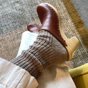 Clothing: Cottage Socks - Flax