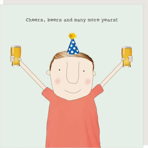 Rosie Made A Thing: Cheers Beers Card