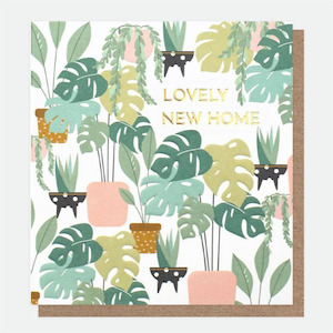 Caroline Gardner: Lovely New Home House Plants Card