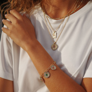 Body: Vibrance Charm Bracelet - Silver