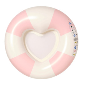 Beach And Outdoors: Luxe Tube Pool Ring Stole My Heart - Pink Stripe