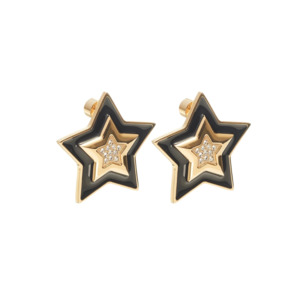 Supernova Earrings - Gold