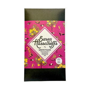 Confectionery: Grove Thang Craft Chocolate Bar - Yuzu + Macadamia