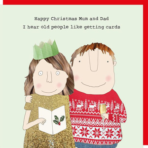 Mum and Dad Cards Christmas Card