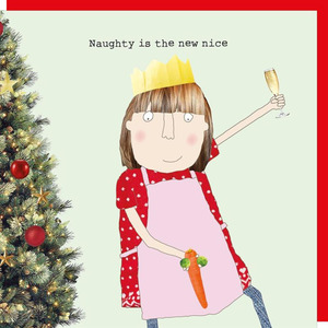 Cards Wrapping: Naughty Christmas Card