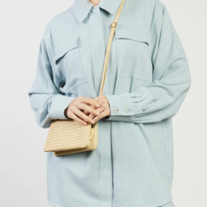 Tilly Crossbody - Raffia Stitched Weave