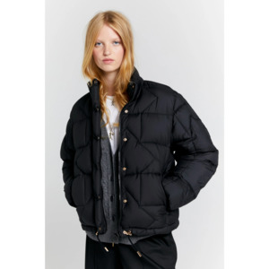 Quest Monogram Down Puffer Jacket - Black