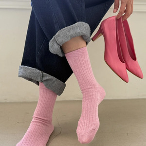 Clothing: Her Socks Lurex - Sparkling Rose