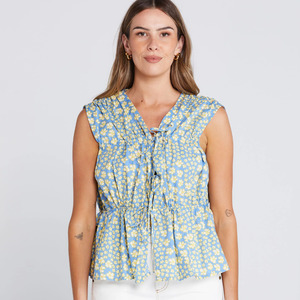 Belle Tie Top - Sky Garden