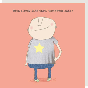 Rosie Made A Thing: Hair Greeting Card