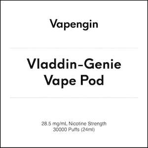 Pods: Vladdin-Genie Vape Replacement Pod 24ml (30K puffs)
